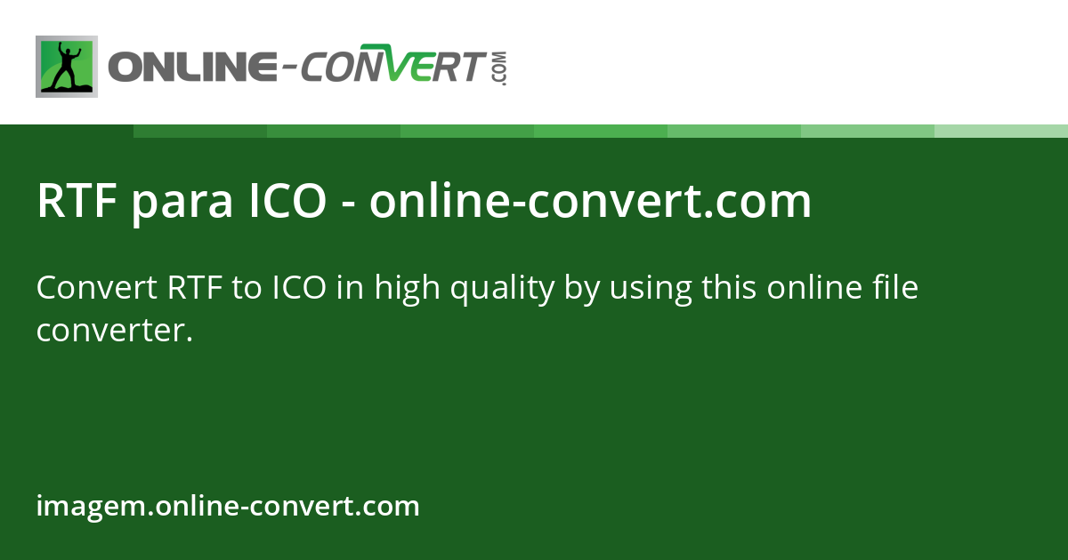 RTF a ICO - online-convert.com