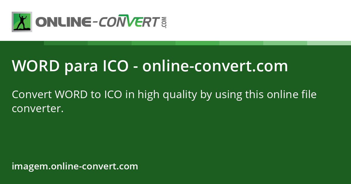 WORD a ICO - online-convert.com